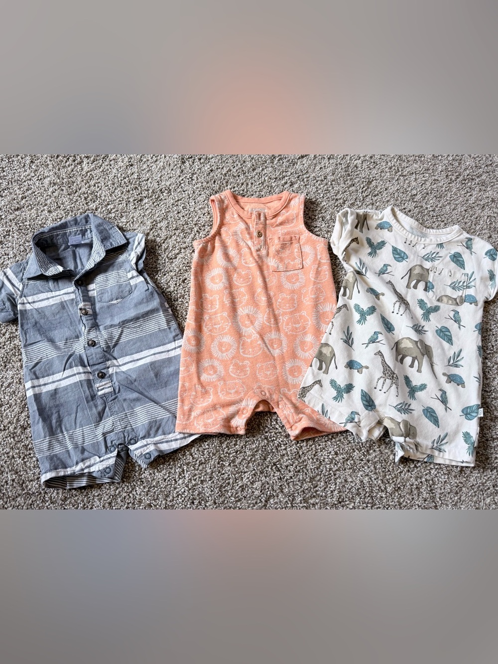 Carters, Garanimals and Little planet One Pieces